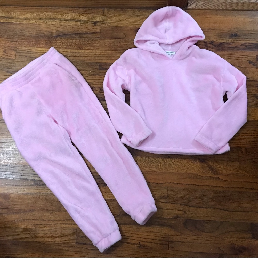 Girls Hoodie Jogging Suit Outfit NWOT Loungewear Athletic Activewear Pajamas